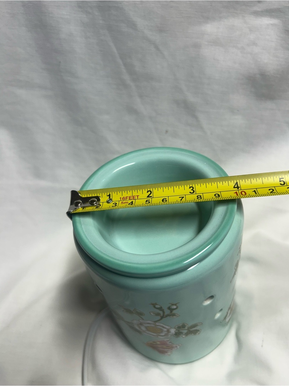 Retired Madame Butterfly Mint Scentsy Wax Warmer - Picture 12 of 13